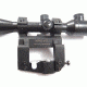 Kalinka Optics KOM 12x50 Illuminated LD Rifle Scope, Side Parallax, 65mm Universal AK and SVD Mount, Black, GSKOM1250LD65