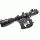Kalinka Optics KOM 3-9x42 Illuminated Cross Hair Reticle Rifle Scope, 59mm Universal AK and SVD Mount, Black, GSKOM3942CH59