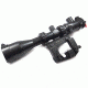 Kalinka Optics KOM 3-9x42 Illuminated LS Reticle Rifle Scope, 65mm Universal AK and SVD Mount, Black, GSKOM3942LS65