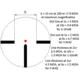 Kalinka Optics KOM 3-9x42 Illuminated LS Reticle Rifle Scope, 65mm Universal AK and SVD Mount, Black, GSKOM3942LS65