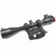 Kalinka Optics KOM 6x42 Illuminated Modern 1000m Reticle Rifle Scope w/ Focus, 40mm Universal Mount, Black, GSKOM642MLC40