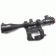Kalinka Optics KOM 6x42 Illuminated Modern 1000m Reticle Rifle Scope w/ Focus, 59mm Universal AK and SVD Mount, Black, GSKOM642MLC59