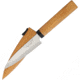 Kanetsune Fruit Knife ST-100 Kitchen Knives, 7.63in Overall, 3.63in 420J2 SS Blade, Wild Cherry Wooden Handle And Sheath With Black Thumb Notch, KC-075
