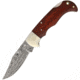Kanetsune Kissui Folding Knife,2.75in,Damascus Steel,Brown,Cocobolo Wood Handle KB506