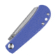 Kansept Knives Bevy Slip Joint Folding Knife, 3.00 in, 154CM Stainless Steel Satin Finish, Clip Point Blade, Blue G10 Handle, T2026F5