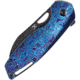 Kansept Knives Model 6 Timascus Folding Knife, 4.38in Closed, 3.25in Black Stonewash CPM S35VN SS Blade, Black Stonewash Titanium Handle w/ Timascus Onlay, Nylon Pouch, K1022B4