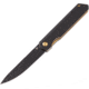 Kansept Knives Prickle Linerlock Folding Knife, Black, Black textured G10 handle, T1012A1