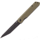 Kansept Knives Prickle Linerlock Folding Knife, Green, Green G10 handle, T1012T2