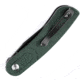 Kansept Knives Reverie Linerlock Folding Knife 3.00 in, 154CM Stainless Steel Black TiNi Coated, Drop Point Blade, Green G10 Hande, T2025A2