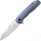 Kansept Knives Shard Framelock Blue Folding Knife, 3.5 stonewash finish S35VN stainless blade, Blue anodized titanium handle, K1006A8