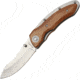 Katz Kagemusha Linerlock Folding Knife,3.5in,XT80 Steel,Blond Ashe Wood Handle KZNJ35BA