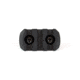 Kaw Valley Precision M-Lok Rail Section, 3-Slot, Black, Small, KVP-MLOK-RAILSECTION-3