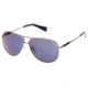 Kenneth Cole KC7184 Sunglasses - Shiny Light Nickeltin Frame Color