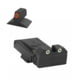 Kensight Bomar BMCS Beveled Blade Adjustable Target 1911 Rear Night Sight Set w/Deep Sight Notch, Beveled Blade, Black, 980-099