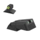 Kensight Serrated Blade DAS Adjustable Tritium Rear Night Sight, Green, 990-629