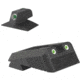 Kensight KCS Countored Base Tritium Pistol Night Sight, Kimber, Rear/Front, Black, 970222
