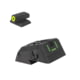 Kensight Springfield Serrated Blade inUin Tritium Sight, Green, 991-638