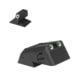 Kensight Springfield Serrated Blade 860-636 Tritium Rear Sight, Green, 991-636