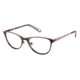 Kenzo 2241 Bifocal Prescription Eyeglasses - Frame BLACK/ RED, Size 53/18mm KZ224101