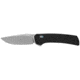 Kershaw Layup Folding Knife, 3.4 in, D2 Steel, Drop Point Blade, Black Handle, 2047