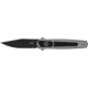 Kershaw Launch 17 Automatic Folding Knife, 3.50in, CPM MagnaCut, Clip Point Plain Black Cerakote Blade, Gray/Black G-10 Aluminum Handle, 7951