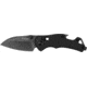 Kershaw Craze EDC Folding Knife, 2.35 in, 8CR13MoV SS, BlackWash Finish, Reverse Tanto Blade, Black Handle, 8337
