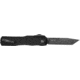 Kershaw Livewire Automatic Folding Knife, 3.3in ,CPM MagnaCut, Tanto Blade, Black Oxide BlackWash, Black Anodized Aluminum Handle, 9000T