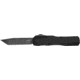 Kershaw Livewire Automatic Folding Knife, 3.3in ,CPM MagnaCut, Tanto Blade, Black Oxide BlackWash, Black Anodized Aluminum Handle, 9000T