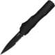 Kershaw Auto Livewire OTF Automatic Folding Knife by Matt Diskin, 3.3in, CPM MagnaCut SS, Black PVD Partially Serrated Spear Point Blade, Black Aluminum Handle, 9000BLKST