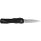 Kershaw Auto Livewire OTF Automatic Folding Knife by Matt Diskin, 3.3in, CPM MagnaCut, Spear Point Blade, Stonewashed Finish, Black Aluminum Handle, 9000