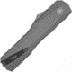 Kershaw Livewire OTF 3.3in Automatic Folding Knife by Matt Diskin, 3.3in, CPM MagnaCut Stonewash Spear Point Blade, Gray Aluminum Handle, 9000GRY