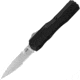 Kershaw Auto Livewire OTF Automatic Folding Knife by Matt Diskin, 3.3in, CPM MagnaCut SS, Stonewash Partially Serrated Spear Point Blade, Black Aluminum Handle, 9000ST