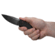 Kershaw Launch 1 Blackwashed Automatic Folding Knife, 3.4in, CPM 154, Drop Point Blade, Black Aluminum Handle, 7100BW