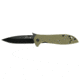 Kershaw CQC-4K Folding Knife,3.25in,Coyote Brown G-10 Textured Handle 6054BRNBLK