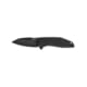 Kershaw Gravel Assisted Folding Knife, 2.5in 8Cr13MoV Drop Poing Black Oxide Blade, Stainless Steel Black Oxide Handle, 2065X