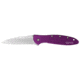 Kershaw K.O. Leek, Purple 6061-T6 Anodized Aluminum Handle, Plain K1660PUR