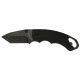 Kershaw Shuffle II Blackwashed Folding Knife, 2.6in 8Cr13MoV American Tanto Blade, Glass-Filled Nylon Handle, 8750TBLKBWX