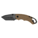 Kershaw Shuffle II Folding Knife, 2.6in, 8Cr13MoV, BlackWash, Tan Glass-filled Nylon Handle, Box, 8750TTANBW