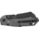 Kershaw Launch 14 Automatic Folding Knife, 3.3in, CPM 154, Cleaver Blade, Black Oxide BlackWash, Black Aluminum/Carbon Fiber Handle, 7850