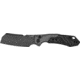 Kershaw Launch 14 Automatic Folding Knife, 3.3in, CPM 154, Cleaver Blade, Black Oxide BlackWash, Black Aluminum/Carbon Fiber Handle, 7850