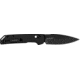 Kershaw Mini Iridium Folding Knife, 3 in, D2, Plain, Black, 6061-T6 aluminum, 2051BLK