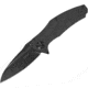 Kershaw Natrix Sub-Framelock Folding Knife, 3.25in Black Oxide Coated 8Cr13Mov SS Blade, Black G10 Handle, Pocket Clip, Kvt Ball Bearing Opening Mechanism, Black, 7007BLK