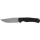 Kershaw Pack Mule, Fixed Blade Knife, 3.9" Clip Point Blade, N690 Blade Steel, 8.4" Overall Length, Satin Working Finish, Silver Blade, Black G10 Handle, Includes Sheath, 1089