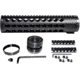 Kexuan Free Float KeyMod Handguard for .308 Low Profile Upper Receiver, 10.4 in, Black, MK38Y10
