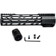 Kexuan M-LOK Free Float Handguard for .308 DPMS High Profile Uppers, 10 in, Black, MM38E10-H