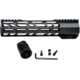 Kexuan M-LOK Free Float Handguard for .308 DPMS Low Profile Uppers, 10 in, Black, MM38E10-L