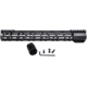 Kexuan M-LOK Free Float Handguard for .308 DPMS High Profile Uppers, 17 in, Black, MM38E17-H