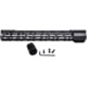 Kexuan M-LOK Free Float Handguard for .308 DPMS High Profile Uppers, 17 in, Black, MM38E17-H