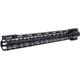 Kexuan M-LOK Free Float Handguard for .308 DPMS High Profile Uppers, 19.5 in, Black, MM38E195-H