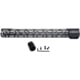 Kexuan M-LOK Free Float Handguard for .308 DPMS High Profile Uppers, 19.5 in, Black, MM38E195-H